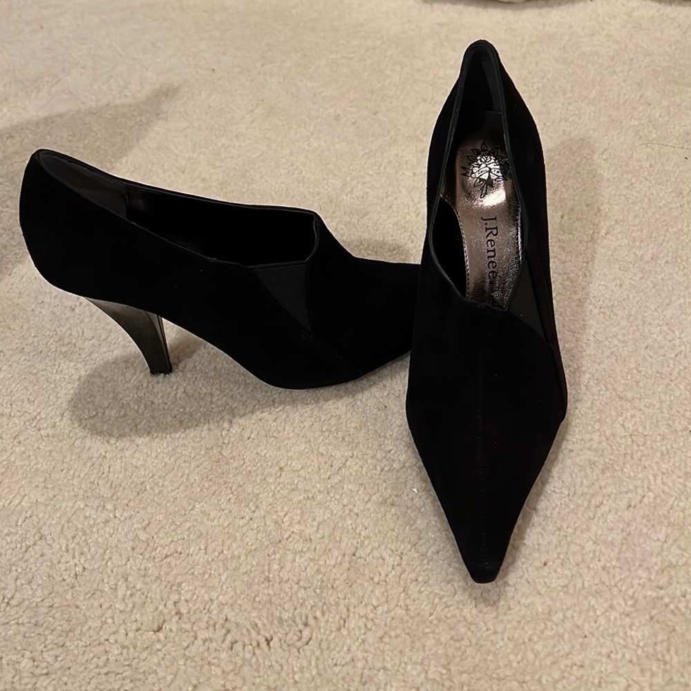 J Renee Suede Booties NWT